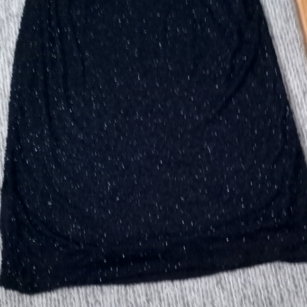 Black Beaded  skirt